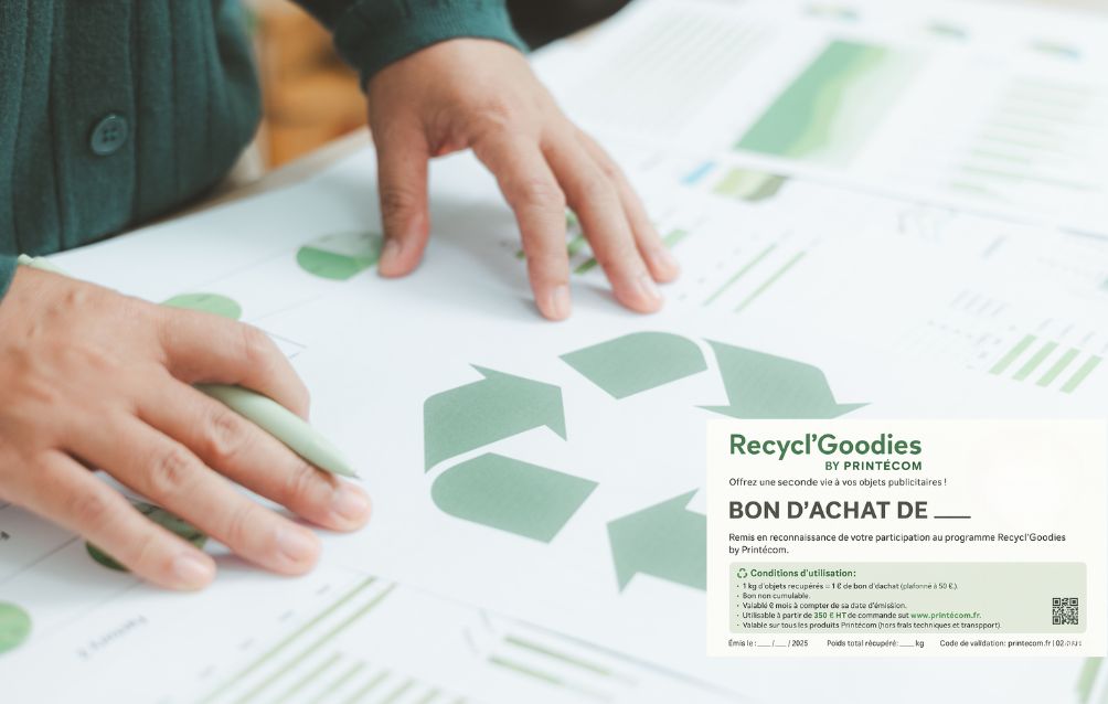 Bon d'achat et certificat RSE Printécom